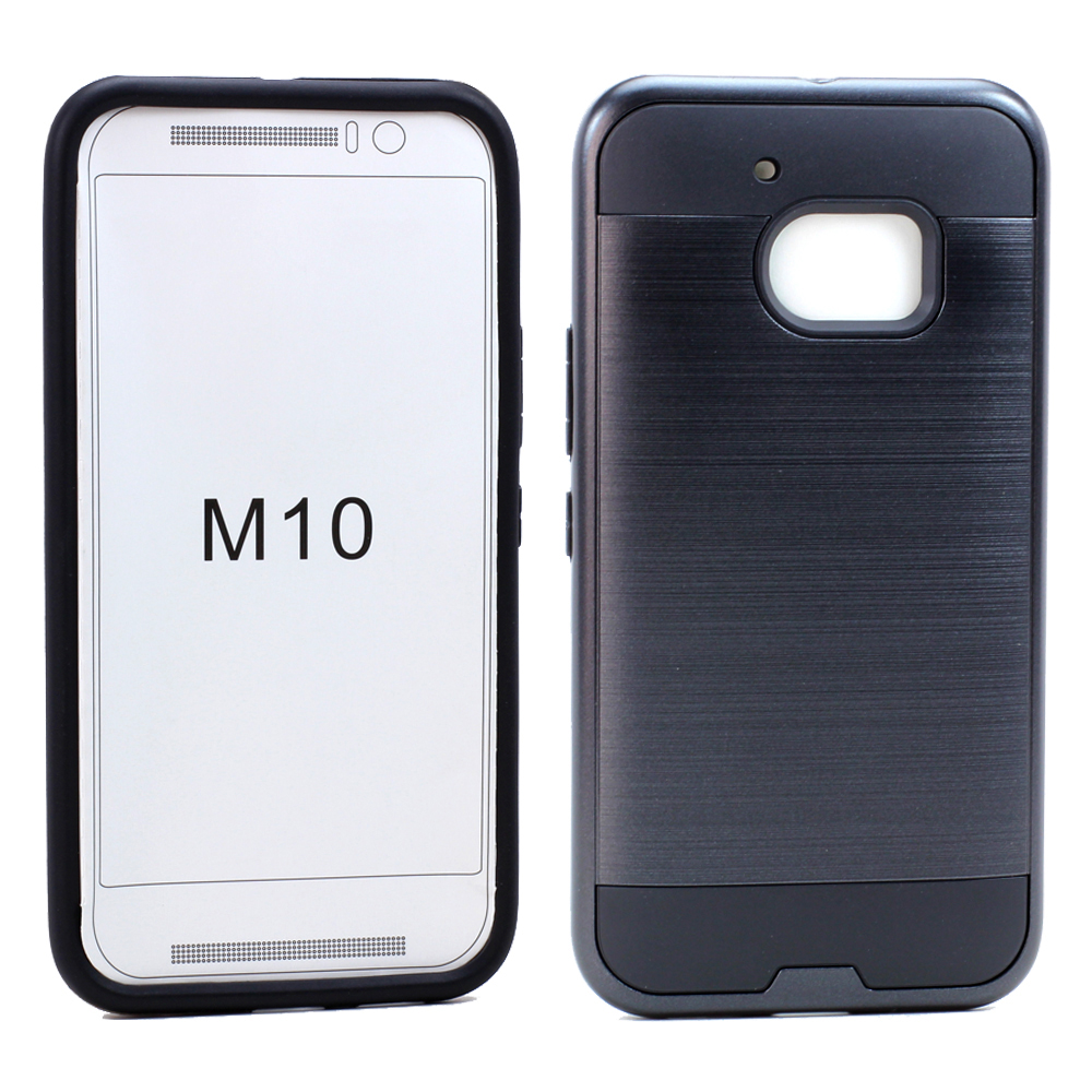 HTC ONE M10 Iron Shield Hybrid Case (Black)